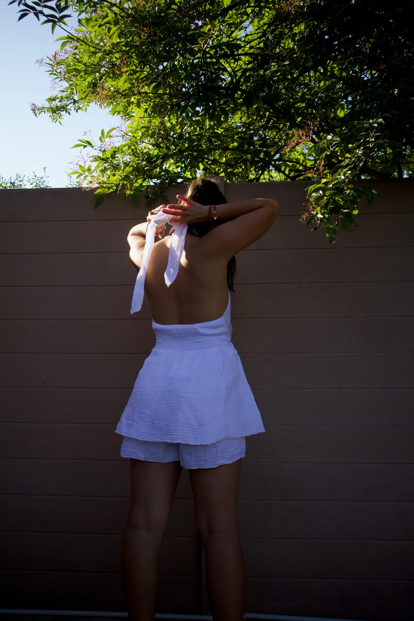 Robe blanche jade