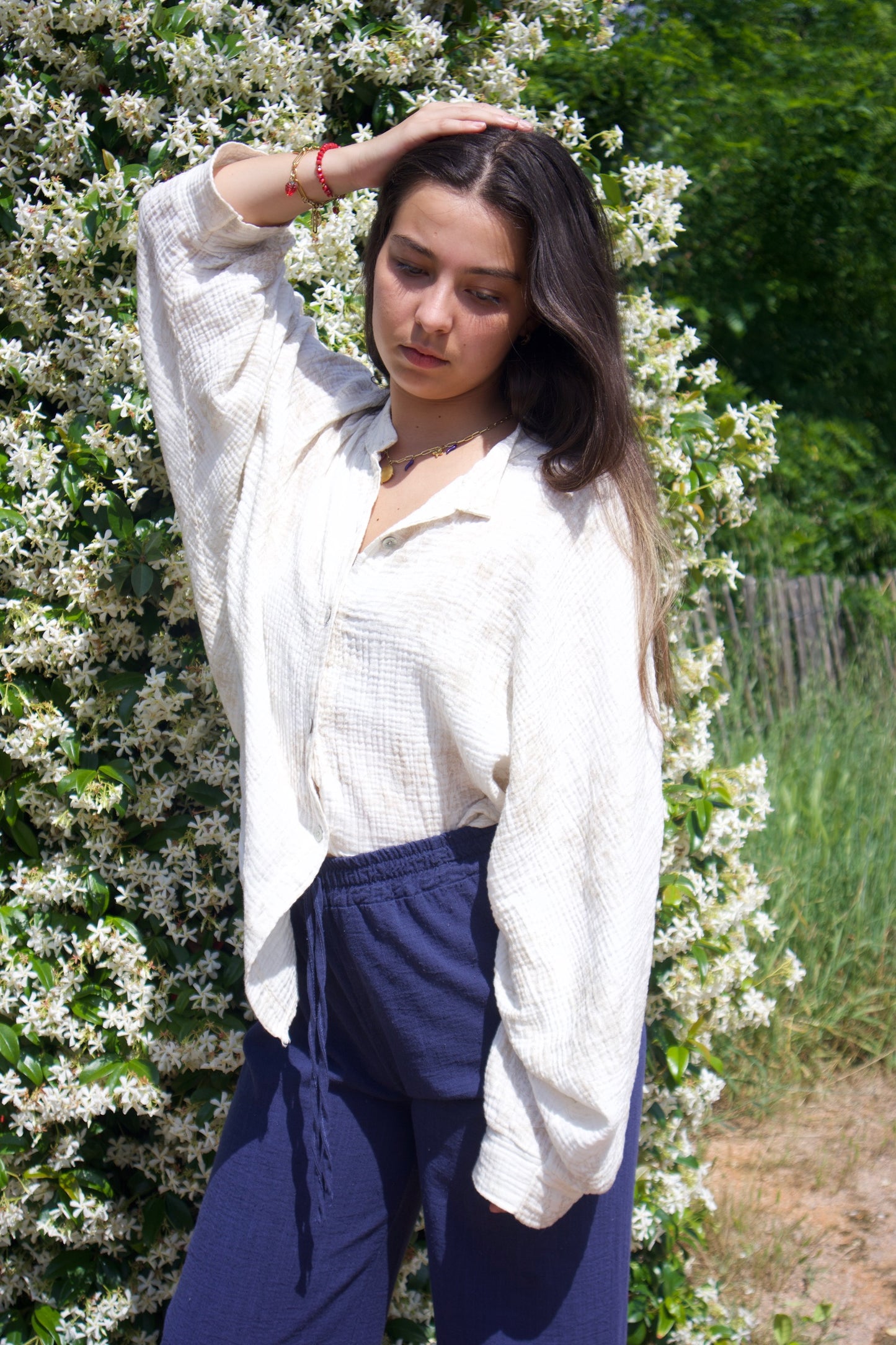 Chemisier en mousseline Maïa