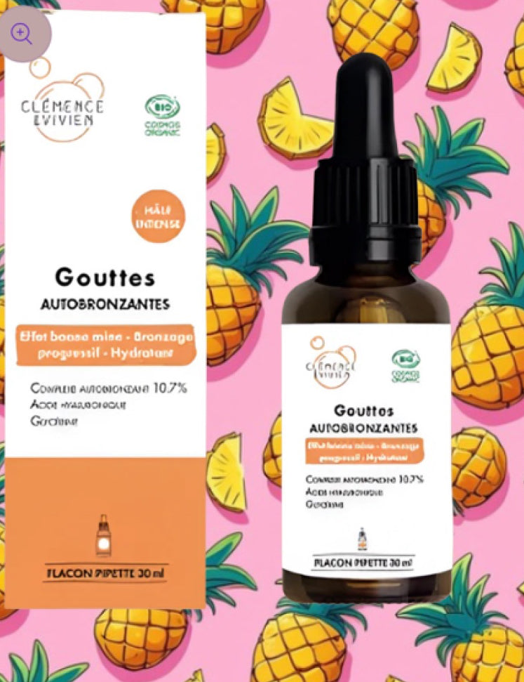 Goûte autobronzante hâle intense