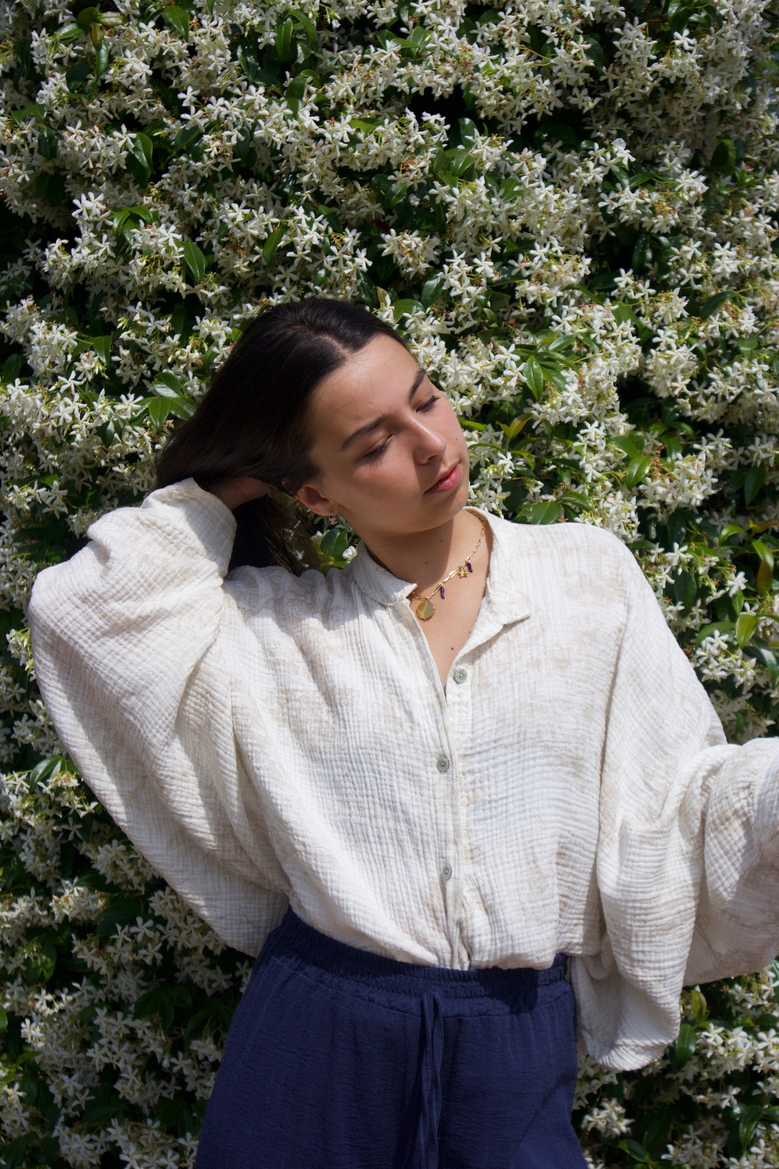 Chemisier en mousseline Maïa