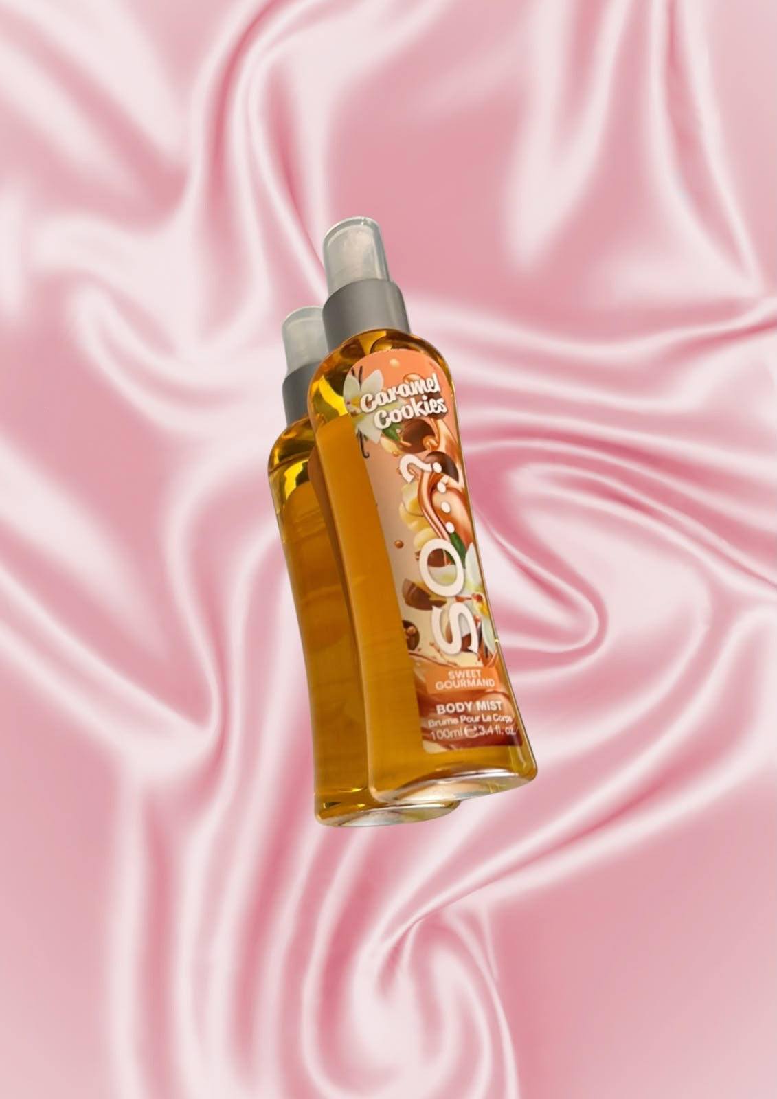 Brume corps caramel , vanille ,noix de coco
