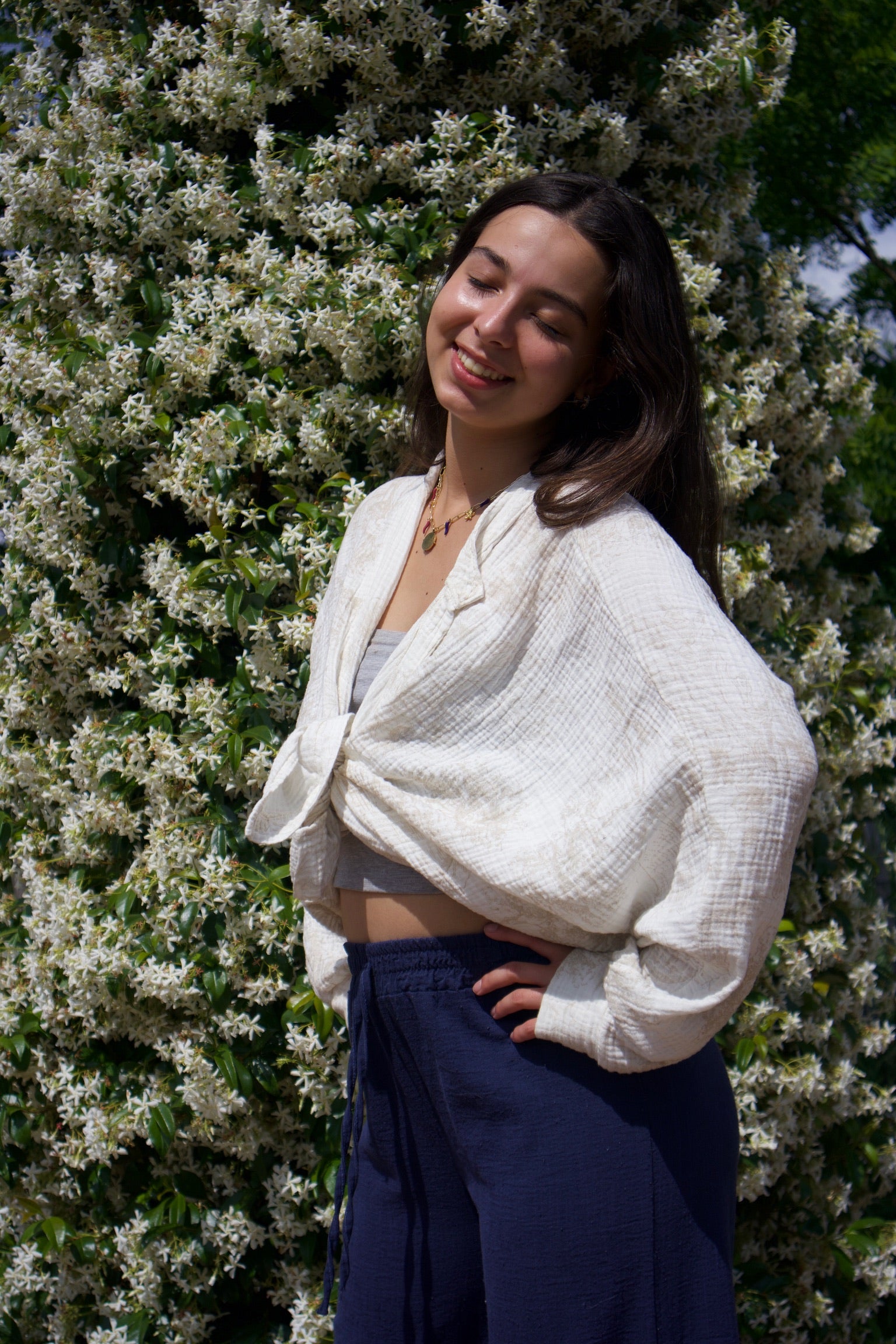 Chemisier en mousseline Maïa