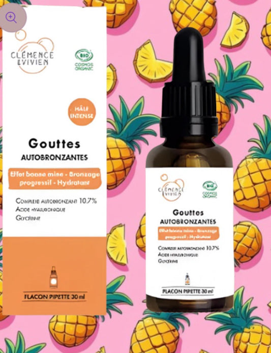 Goûte autobronzante hâle intense