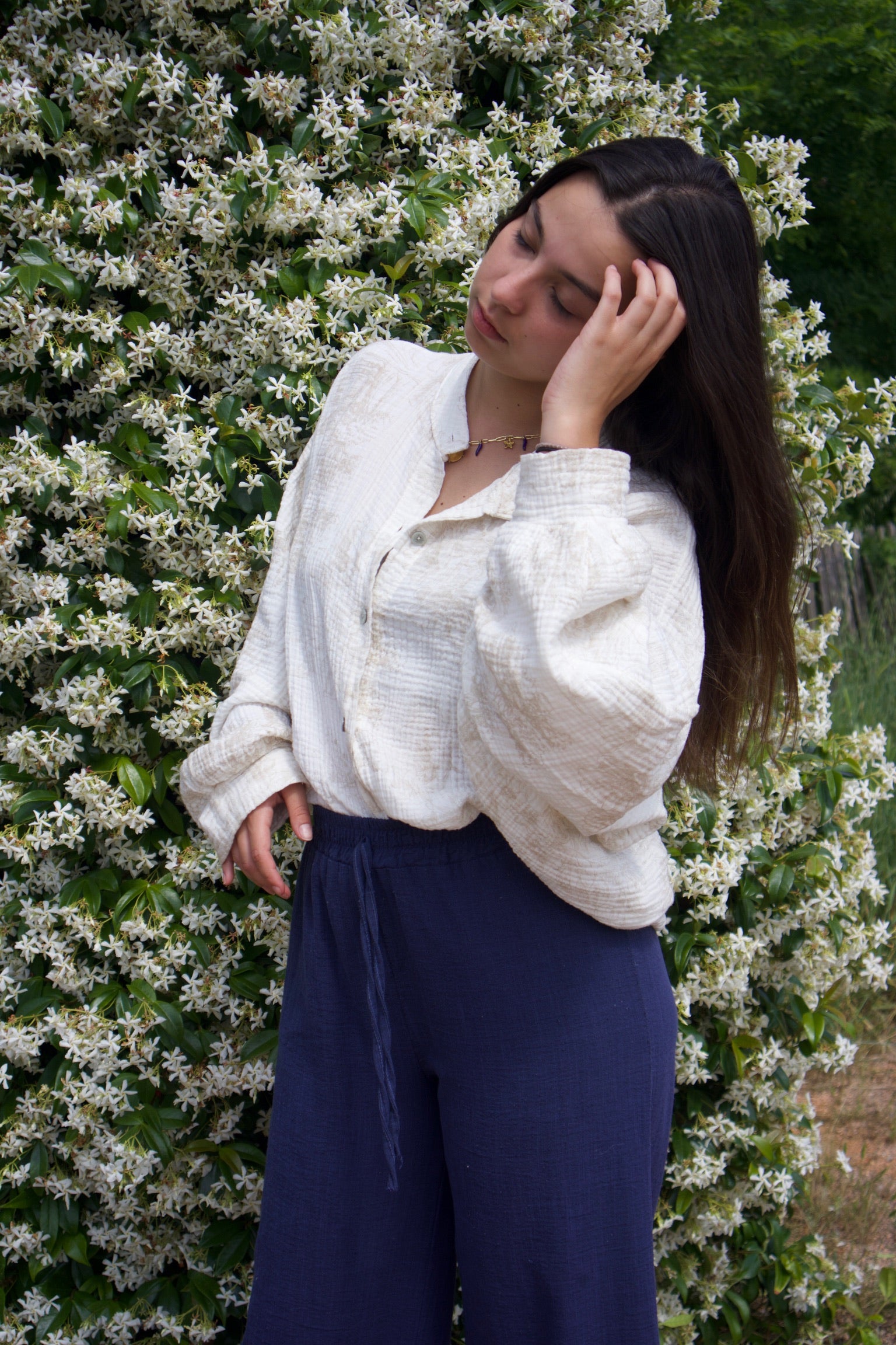 Chemisier en mousseline Maïa